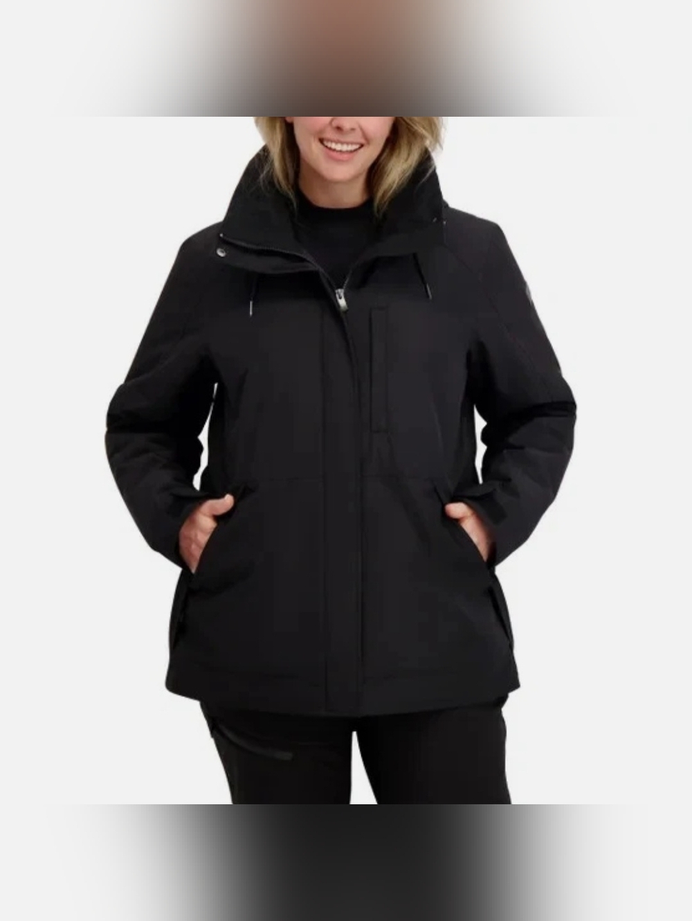 NEW! Roxy Black Billie Snow Jacket Size L